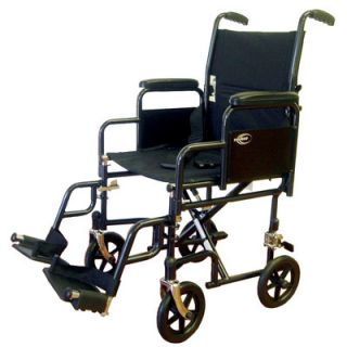 Karman Healthcare Lightweight Transport Wheelchair with Detachable