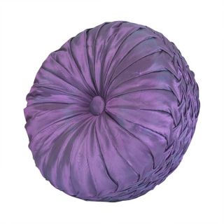 Christopher Knight Home 14 inch Round Purple Sateen Pillow