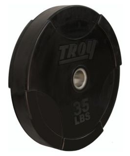 Troy Barbell Solid Olympic Interlocking Rubber Bumper Plate   Weight Plates