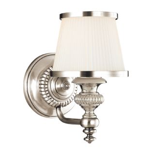 Hudson Valley Milton 1 light Vanity, Polished Nickel with Opal