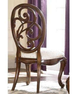 American Drew Jessica McClintock Couture Splat Back Dining Side Chairs   Set of 2   Dining Chairs