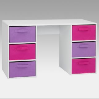 4D Concepts Pastel Student Computer Desk   Pink   Kids Desks