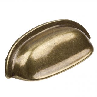 GlideRite 2.5 inch CC Antique Brass Classic Bin Cabinet Pulls (Pack of