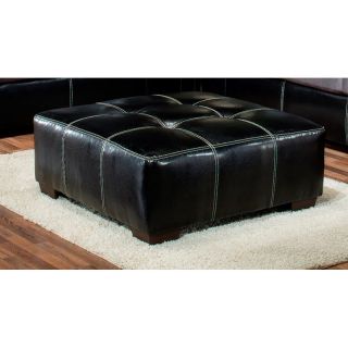 Chelsea Home Ernie Ottoman   Elpaso Black   Ottomans