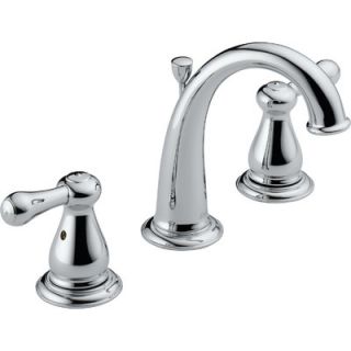 Delta 5 1/2 Leland Widespread Bathroom Faucet with Pop Up Drain