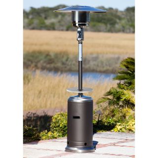 Fire Sense Patio Heater with Adjustable Table   Patio Heaters