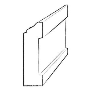 Moldings Online 3.5” x 4.8” x 96” Maple Wall Base in Low Gloss