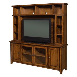 Vermont Oversized Armoire Console & Hutch   77 in.