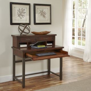 Home Styles Cabin Creek Computer Desk with Hutch and Keyboard Tray