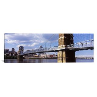 iCanvas Panoramic John A. Roebling Suspension Bridge Cincinnati, Ohio
