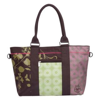 Lassig Casual City Shopper Tote Diaper Bag   Colorpatch Choco