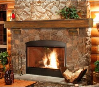 Pearl Mantels Shenandoah Traditional Fireplace Mantel Shelf   Fireplace Mantels & Surrounds