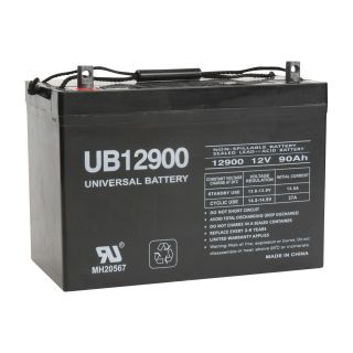 UPG Sealed Lead-Acid Battery — AGM-type, 12V, 90 Amps, Model# UB12900  Energy Storage Batteries