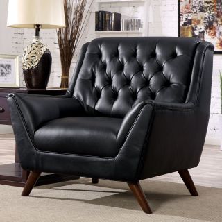 Furniture of America Stansbury Button Tufted Chair   Accent Chairs