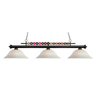 Shark 3 Light Pool Table Light by Z Lite