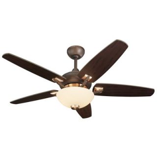 Monte Carlo Fan Company 44 Versio II 5 Blade Ceiling Fan with Remote