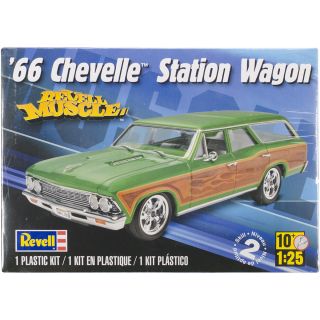 Plastic Model Kit 66 Chevelle Station Wagon 1/25  