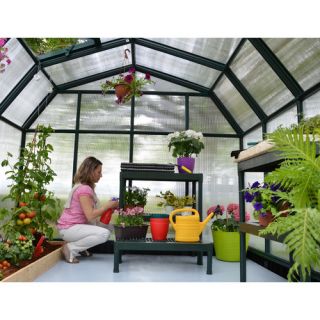 Rion Greenhouses Hobby Gardener 2 Twin Wall 8.5 Ft. W x 8.5 Ft. D