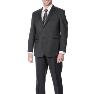 Martino Mens Slim Fit Wool Rich Charcoal Wool Blend Suit