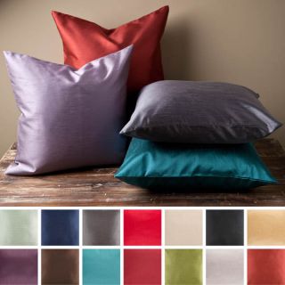 Decorative Chic Removable Cover 18 inch Square Solid Pillow