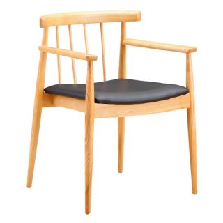 Baxton Studio Wishbone Black Wood Y Dining Chair