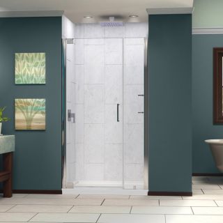 DreamLine Elegance 47 3/4 to 49 3/4 inch Frameless Pivot Shower Door