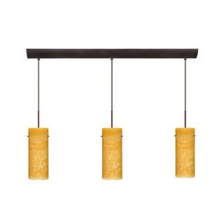 Stilo 10 3 Light Cord Hung Mini Pendant with Bar Canopy