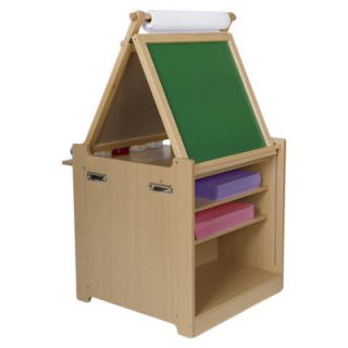 Guidecraft Desk to Easel Art Cart