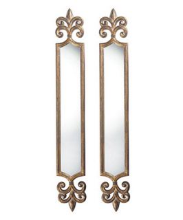 Smithfield Wheling Antique Gold Mirror   Set of 2   9W x 53H in. each   Mirrors