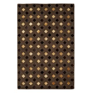 Dynamic Rugs Leather Work Light Brown Rug