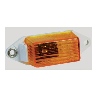 Blazer Plastic Mini Marker Lamp — Amber, Model# B486A  Clearance   Side Markers