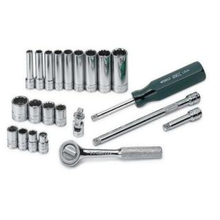 Sk Professional Tools 1/4" Drive, Socket Wrench Set, 4952