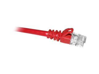 ClearLinks 14FT Cat. 5E 350HMZ Red Molded Snagless Patch Cable