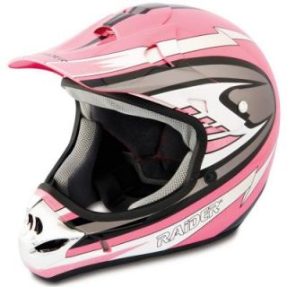 Raider Large Adult Pink MX 3 Helmet 24 235