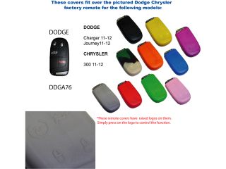 Purple Silicone Key Fob Cover Case Smart Remote Pouches Protection Key Chain Fits: Dodge Journey 11 12