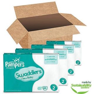Pampers   Swaddlers Diapers eBulk Case, Size 2, 248 ct