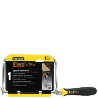 Stanley Hand Tools 4 . 75inch FatMax Coping Saw 15 104