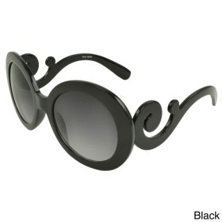 EPIC Eyewear Womens Vivien Round Curled temple Sunglasses