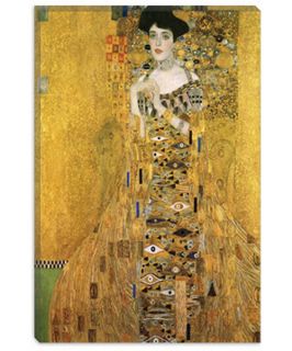 Portrait of Adele Bloch Bauer I by Gustav Klimt Canvas Painting Portrait