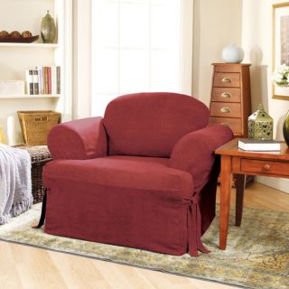 Sure Fit Smooth Suede T cushion Chair Slipcover   10676036  