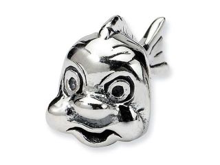 925 Sterling Silver Charm Fish Trilogy Jewelry Bead