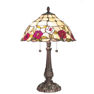 Dale Tiffany Ulian Rose Table Lamp