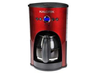 MR. COFFEE ISX46 Black with Red 12 Cup Programmable Coffee Maker