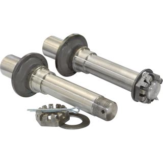 Tie Down Engineering Spindle/Flanges for Build Your Own Trailer Axle System — 1350-Lb. Capacity, 2-Pc. Set, Model# 79998  Build Your Own Trailer Springs