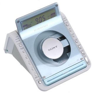 Sony ICFCD855VSIL AM/FM/TV/Weather CD Clock Radio (Refurbished