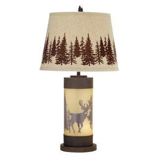 Pacific Coast Lighting Whitetail Deer Table Lamp   Table Lamps