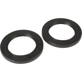 Ultra-Tow High-Performance Spring-Loaded Oil Seals — Pair, 1 23/32in., Double-Lip, Model# 57124713  Trailer Hub Replacement Seals