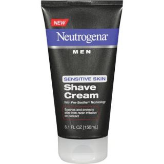 Neutrogena Men Sensitive Skin Shave Cream, 5.1 fl oz