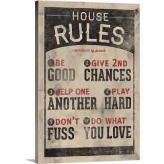 Family Rules Do What You Love by Kate Lillyson Textual Art on Gallery