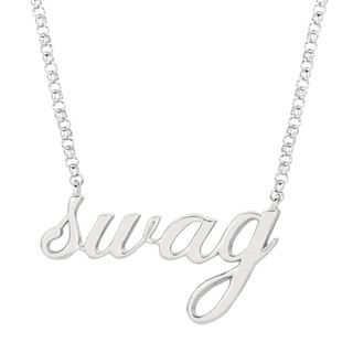 Sterling Silver Expression Swag Necklace   Shopping   Top